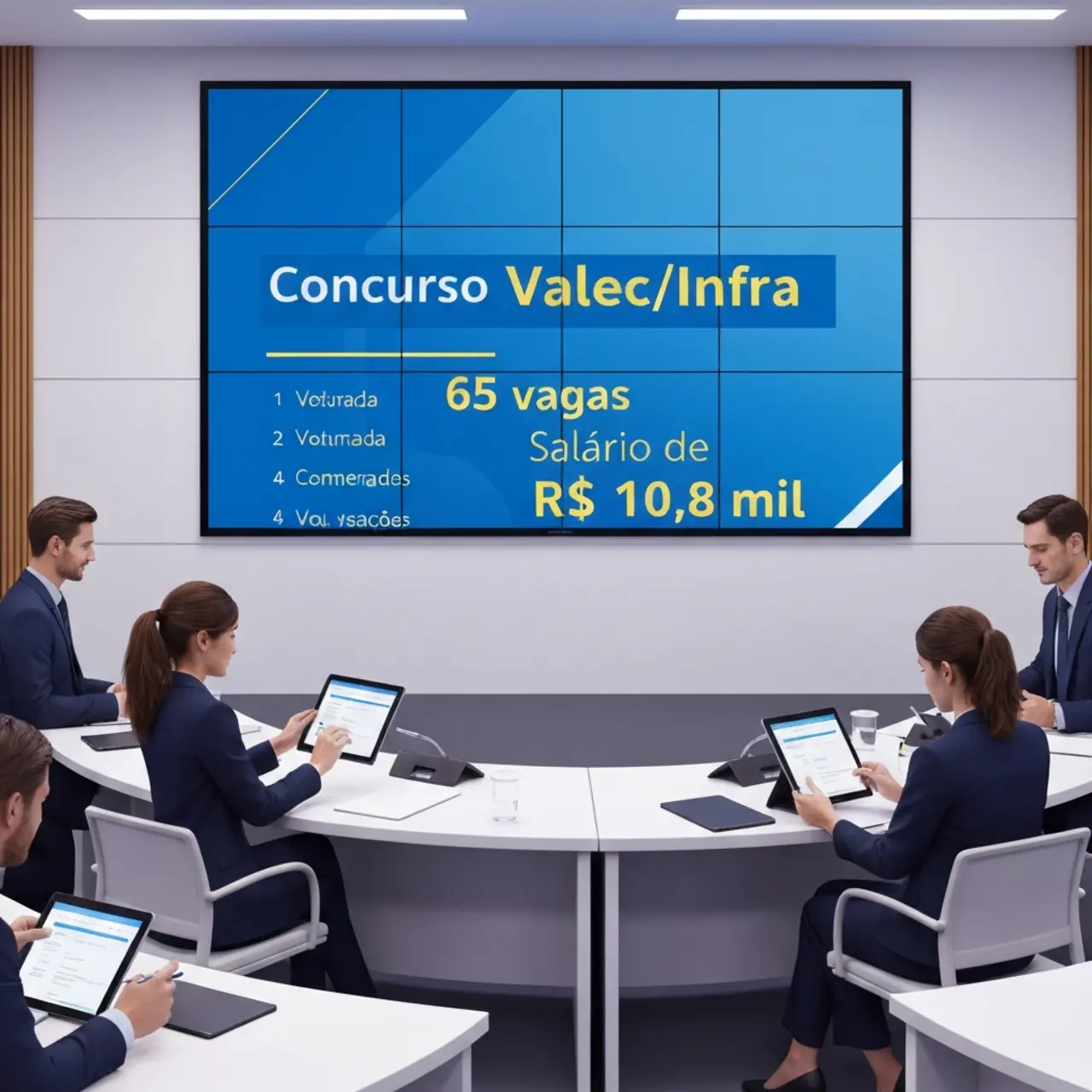 Concurso Valec/Infra: 65 vagas e salário inicial de R$ 10,8 mil