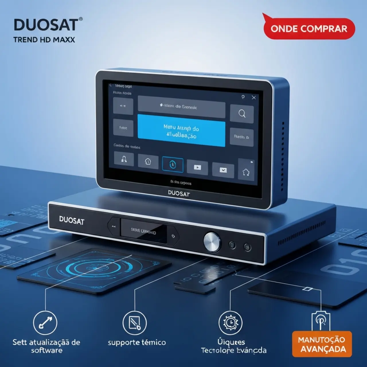 Duosat Trend HD Maxx: Como Atualizar, Recovery e Onde Comprar