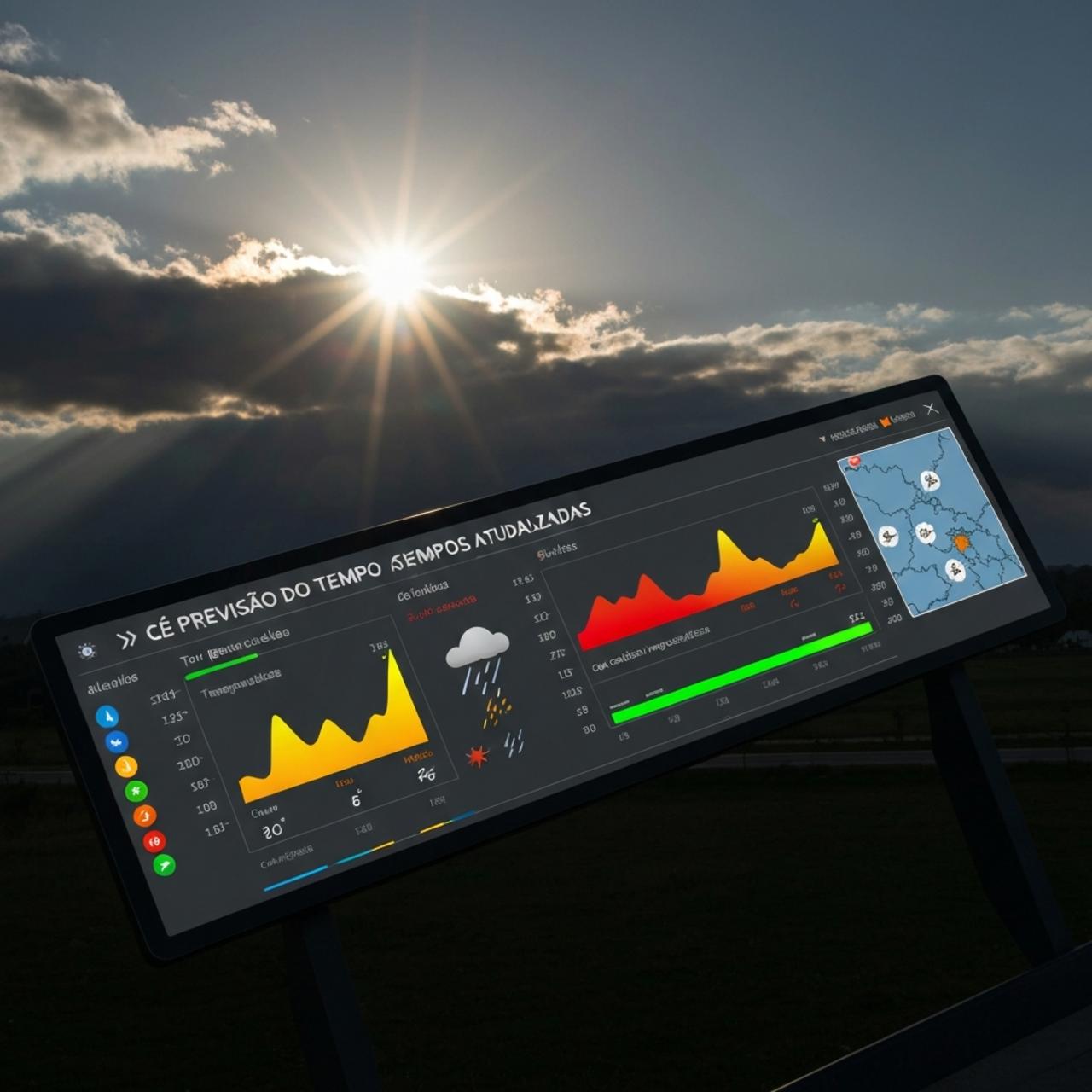 Previsão do Tempo Hoje: Temperatura, Chuva e Alertas Meteorológicos