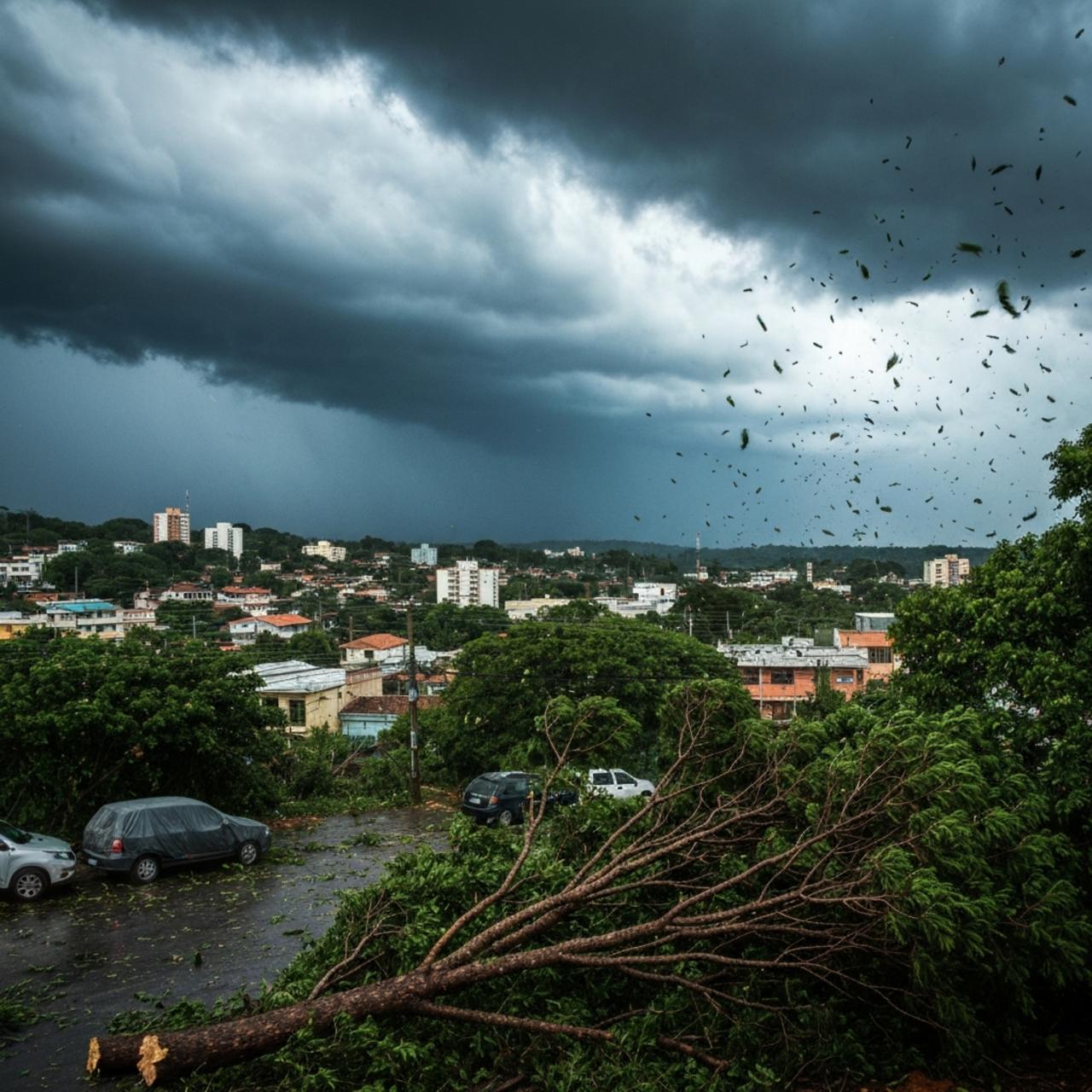 Vendaval no Sul e Sudeste: estragos, alertas e hit que viralizou