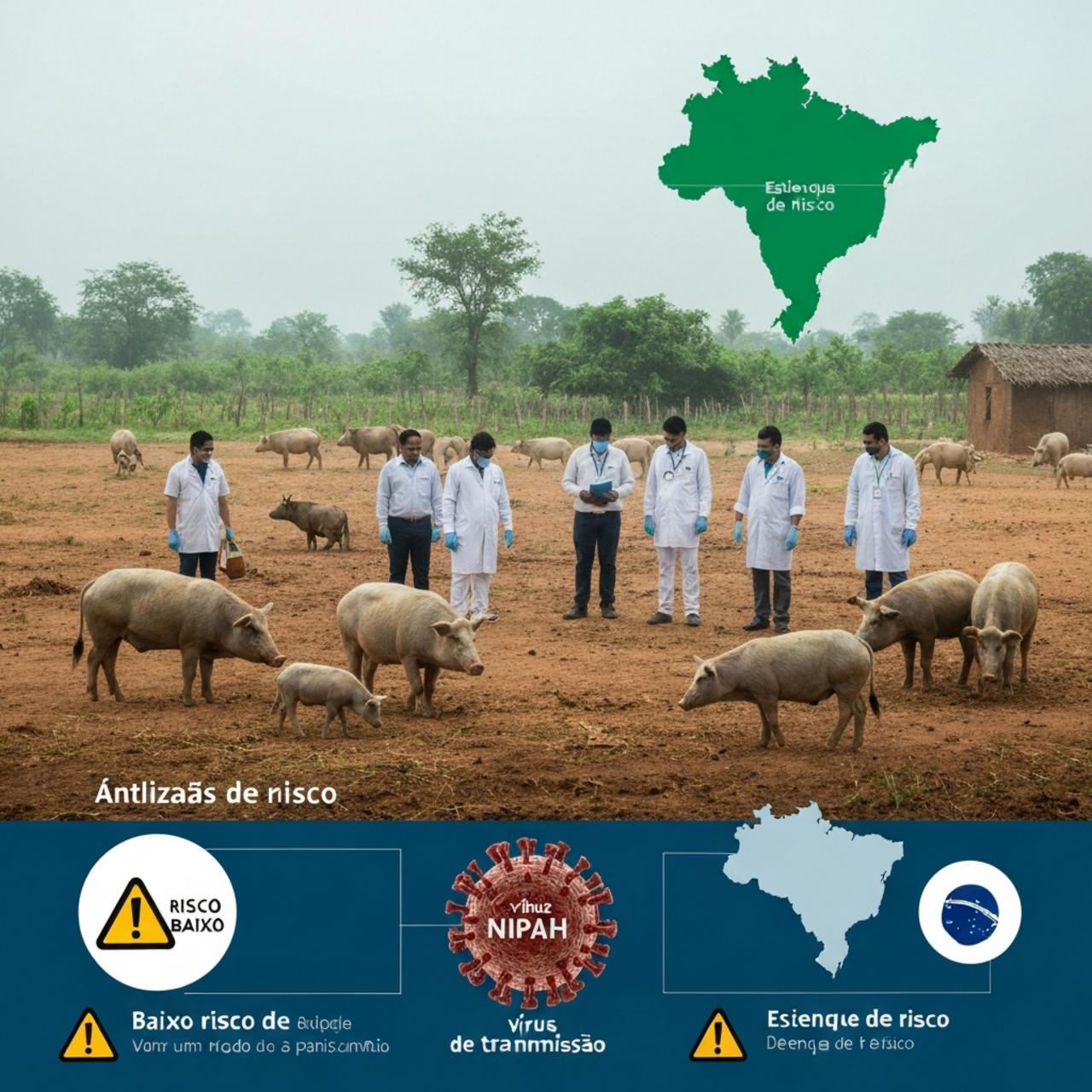 Vírus Nipah: Entenda o surto na Índia e os riscos para o Brasil