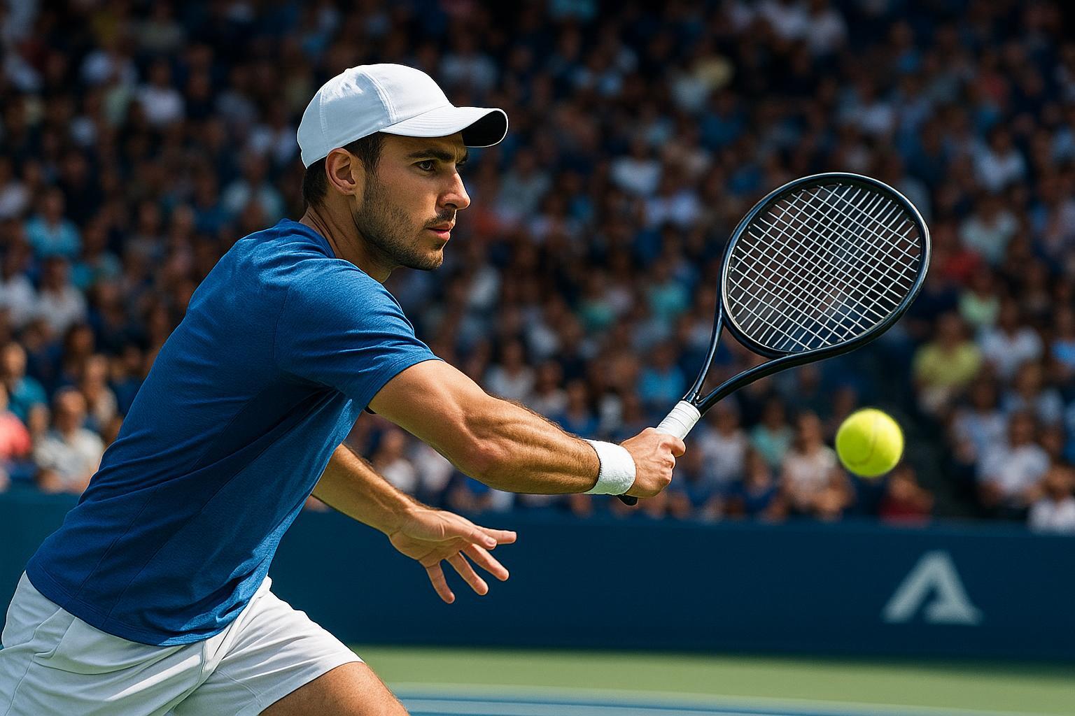 Alexander Zverev é o destaque do momento. Confira as últimas notícias, resultados recentes e a análise completa sobre a atual fase do tenista. (imagem gerada com inteligência artificial)
