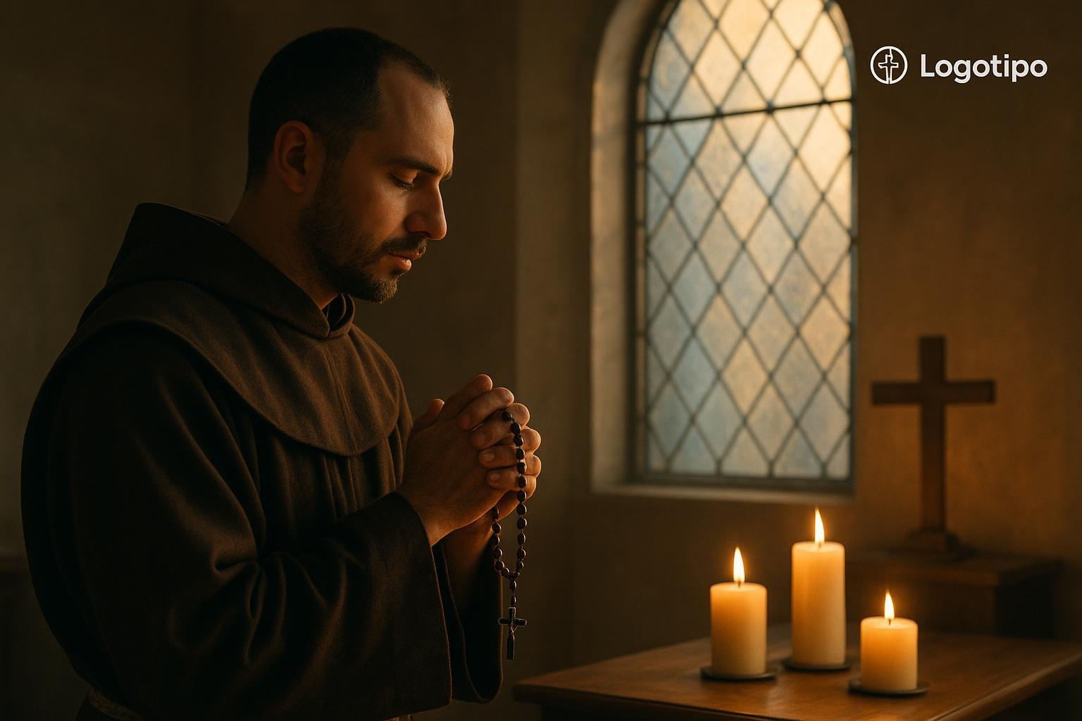 Saiba como acompanhar o Santo Rosário com Frei Gilson na Quaresma 2026. Confira horários, onde assistir ao vivo e participe dos 40 dias de oração. (imagem gerada com inteligência artificial)