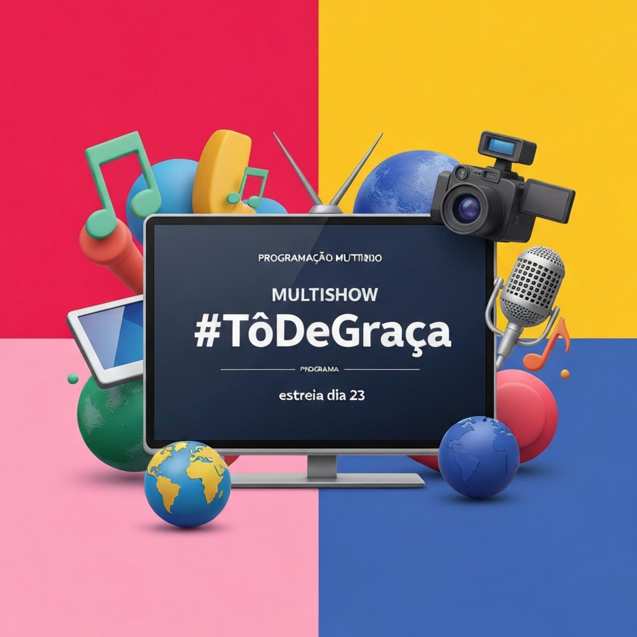 Programação Multishow: Nova Temporada de Tô de Graça e Trends