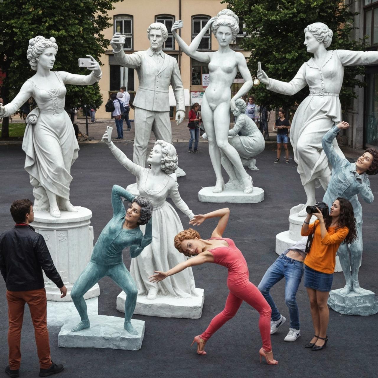 Trend da Estátua: Descubra o Novo Sucesso Viral Que Dominou a Web