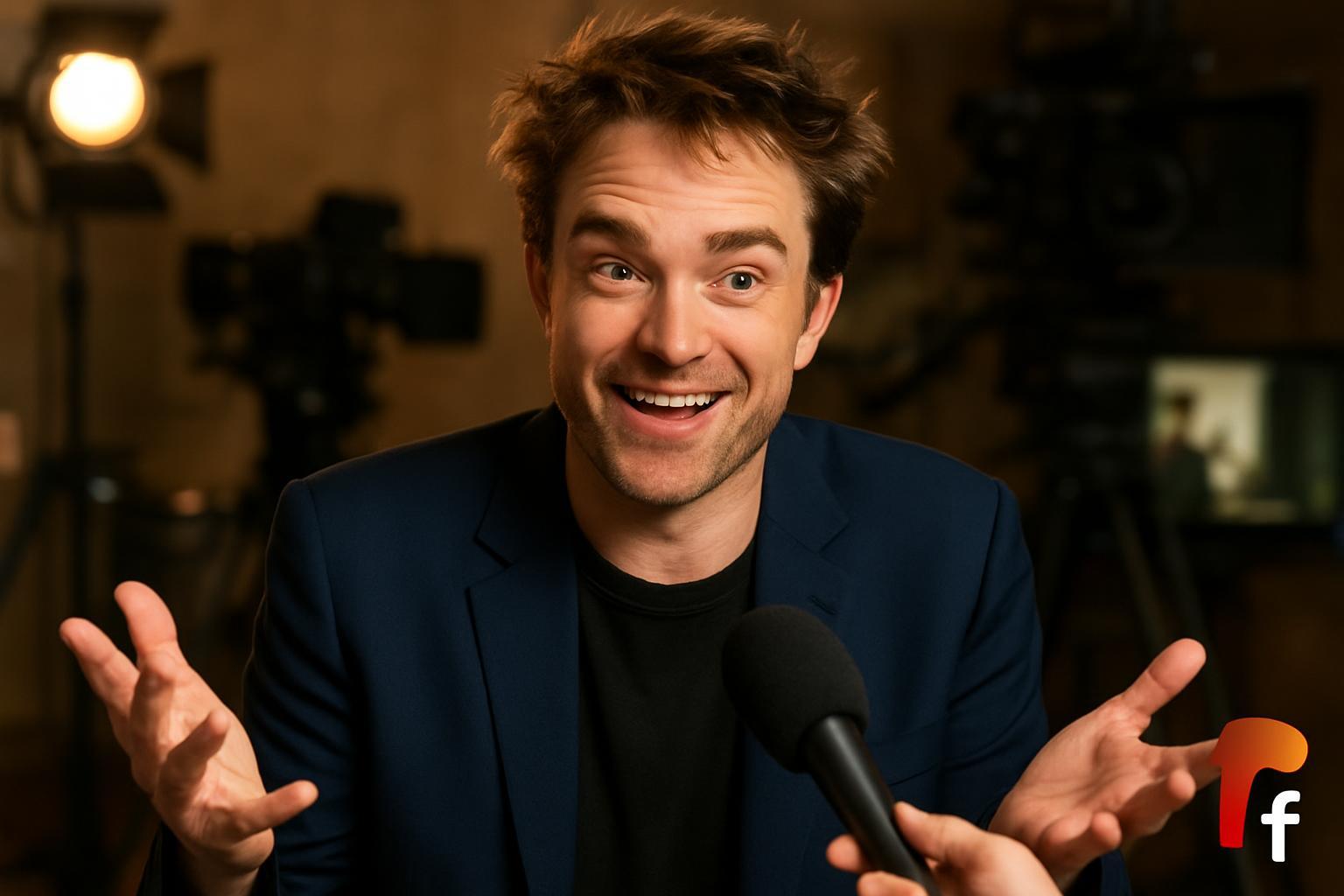 De The Batman II a The Drama, veja os próximos projetos de Robert Pattinson e saiba por que o astro está viralizando com suas entrevistas hilárias. (imagem gerada com inteligência artificial)