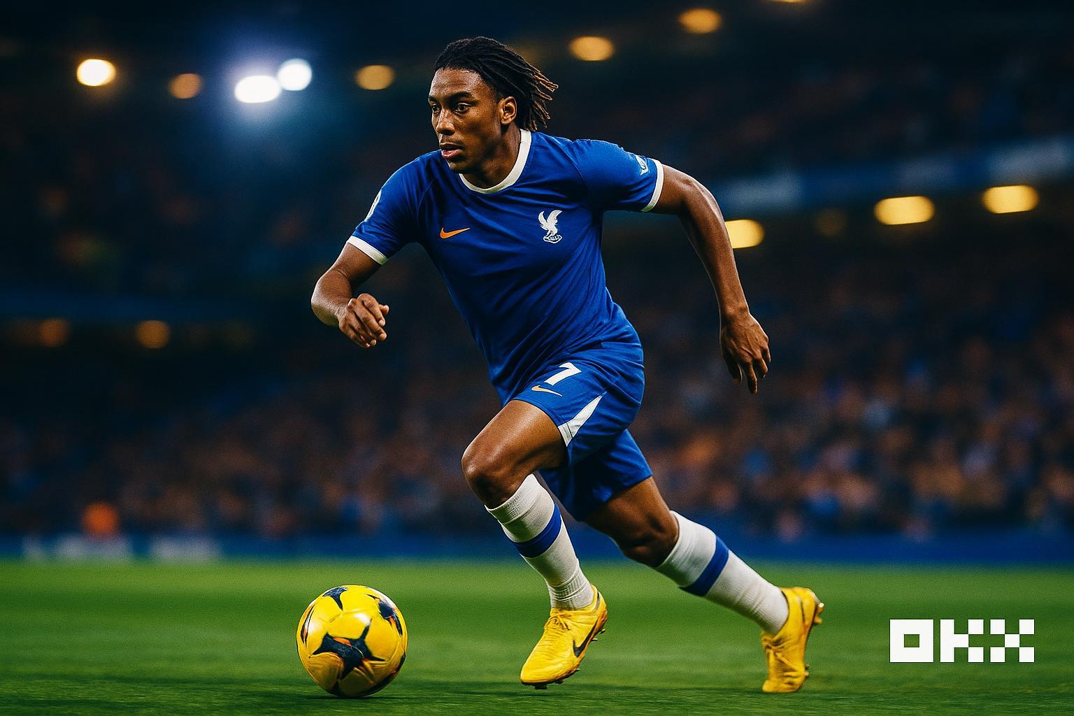 Michael Olise está imparável no Bayern! Com atuações de nível world-class e jogadas geniais, ele domina as redes sociais e é o grande destaque do momento. (imagem gerada com inteligência artificial)