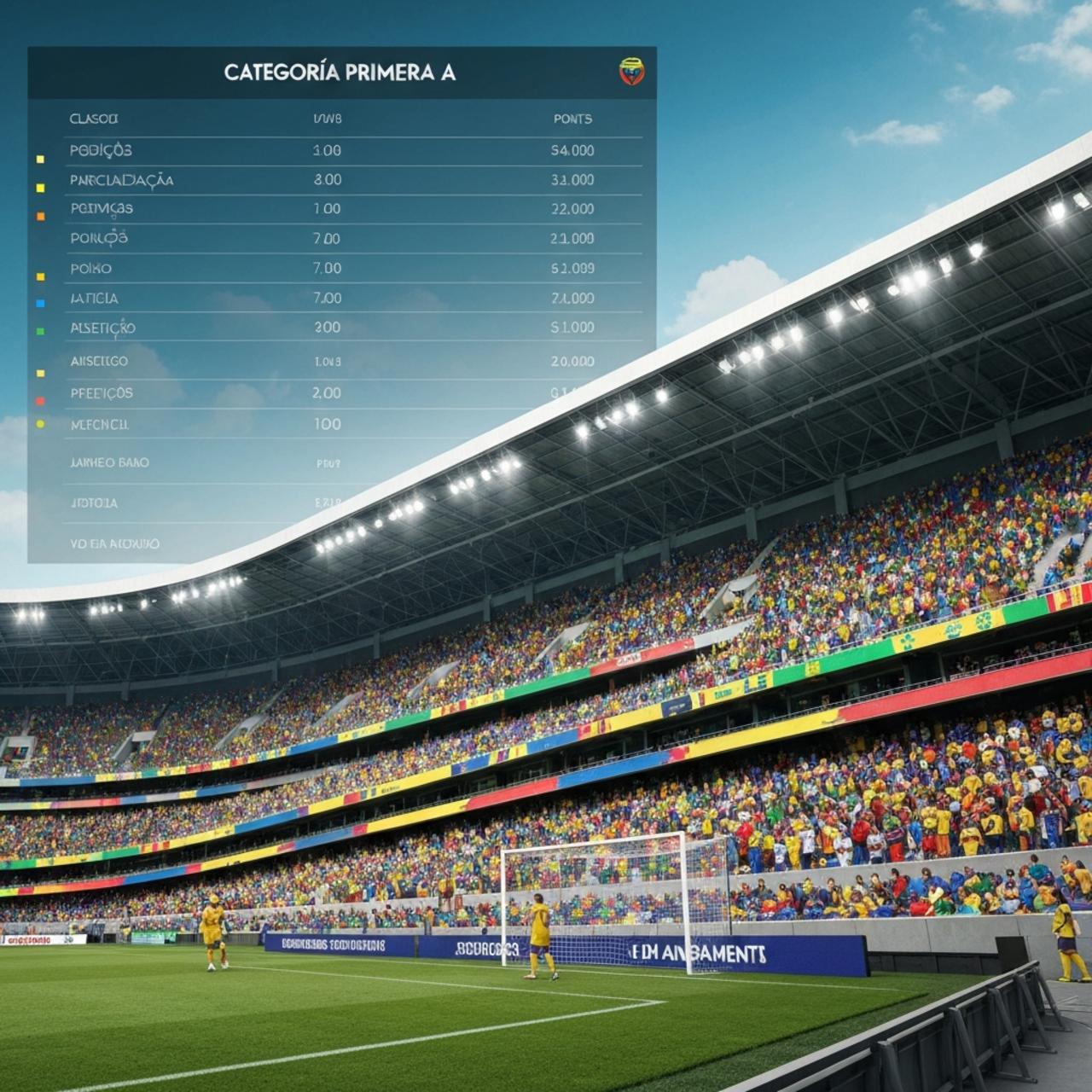 Categoría Primera A: Tabela e Jogos do Campeonato Colombiano