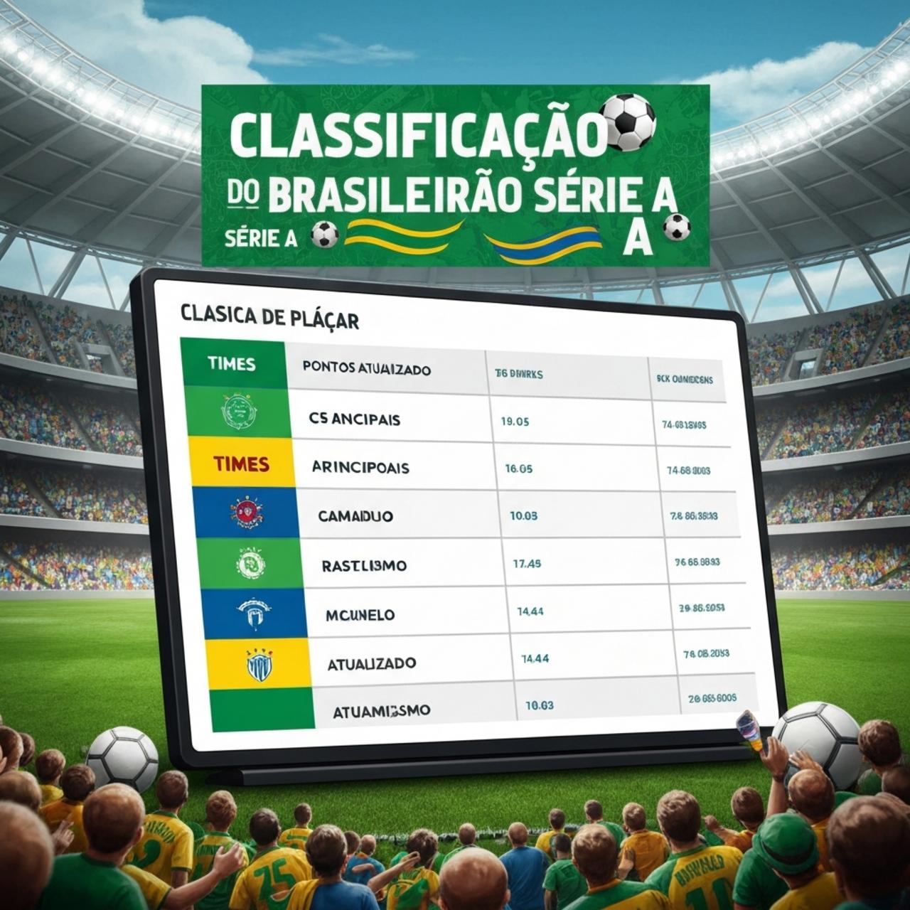 Classificação do Brasileirão Série A: Veja a Tabela Atualizada