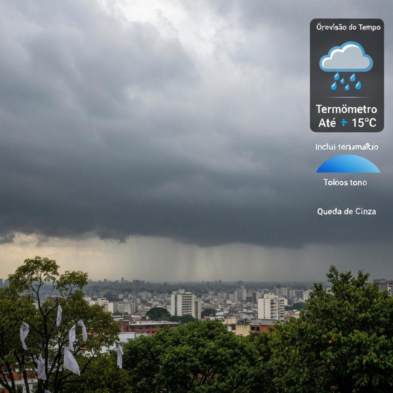 Previsão do tempo para São Paulo: chuva e queda de temperatura