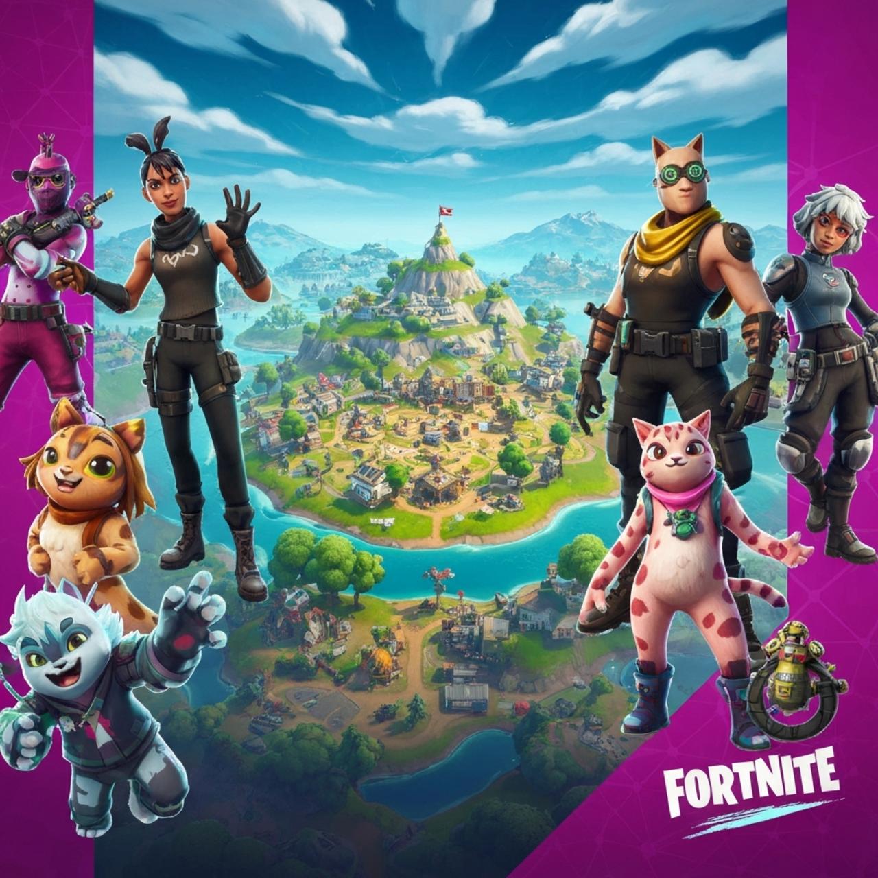 Tendências de Fortnite: Skins desejadas, mapas e trends do TikTok