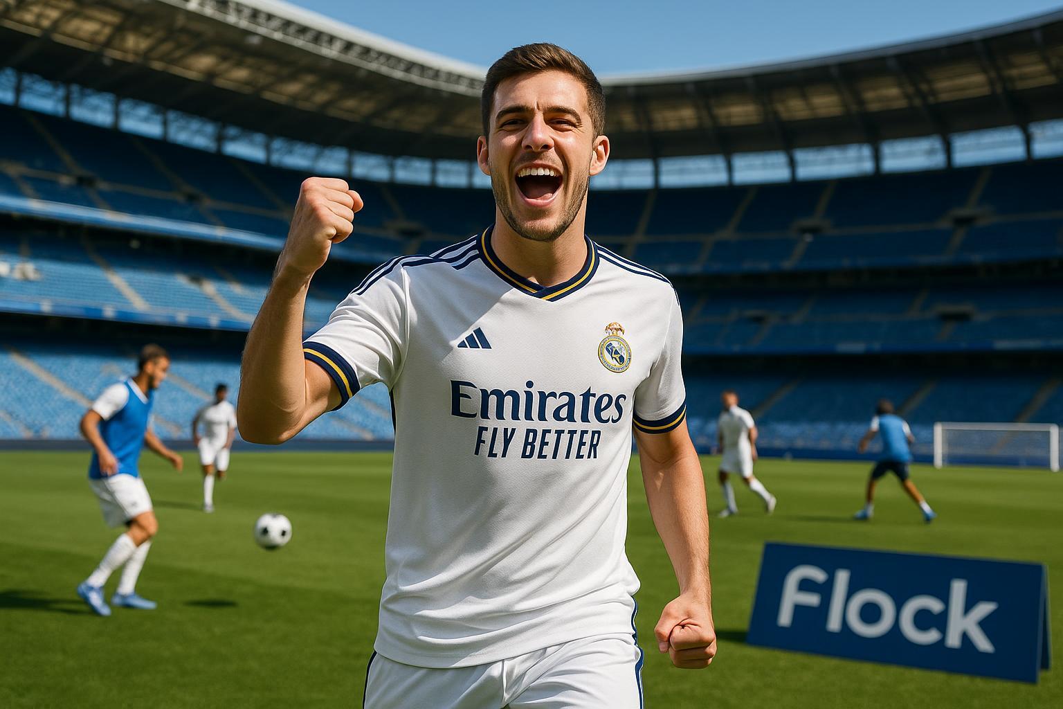 O mercado de transferências do futebol europeu acaba de ser sacudido por uma movimentação totalmente inesperada. Marc Cucurella, um dos grandes nomes da lateral-esquerda mundial, é o novo reforço do Real Madrid. O atleta confessou que “Não esperava sair” do clube inglês neste momento de sua carreira. O negócio foi fechado de maneira extremamente rápida [&hellip;] (imagem gerada com inteligência artificial)